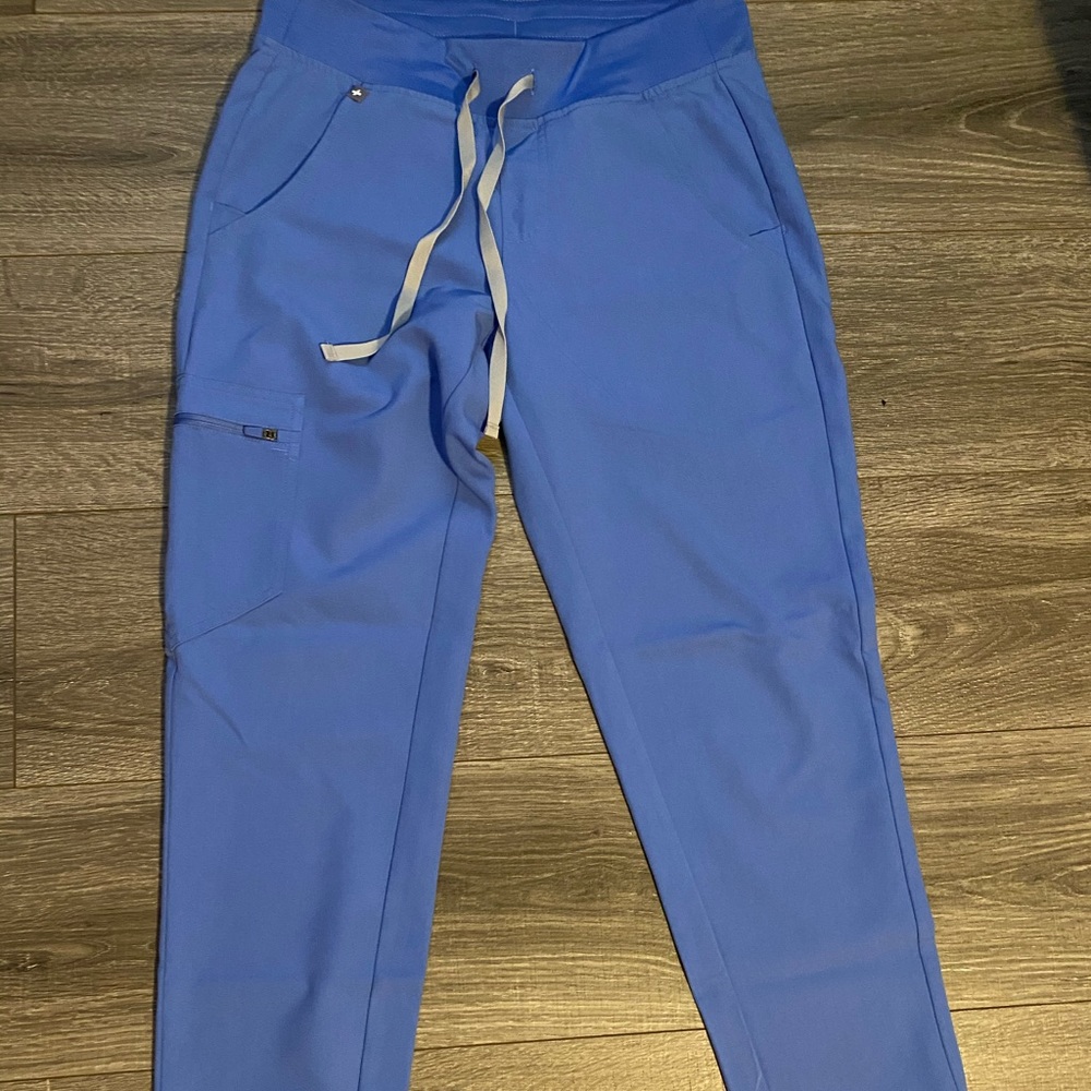 Light blue scrub pants